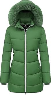 MOERDENG Women's Winter Windproof Warm Down Coats Waterproof Thicken Hooded fashions Puffer Jacket