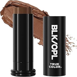 BLK/OPL Skin Perfecting Foundation Stick, SPF 15 Buildable & Blendable Face Foundation Makeup with Matte Finish - Full Coverage, Color Correcting & Sculpting - Hypoallergenic (Black Walnut)