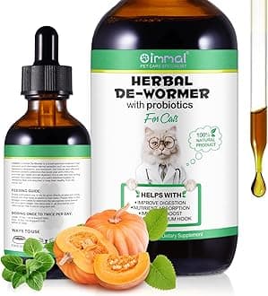 Specifically Formulated for Cats, Cats Natural Broad Spectrum Treatment, Herbal Cleanse, Digestive Support for All Cat Breeds, Gut Health, Puppy & Kitten, Supplement Drops
