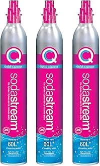 SodaStream 60L Co2 Spare CQC Carbonators, Set of 3