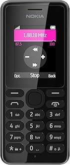 108 UK Sim Free Mobile Phone - Black