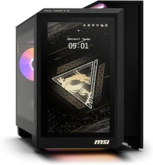 [2025] MSI MEG Vision X AI 2NVZ9-045US (Intel Core Ultra 9 285K, 128GB DDR5 RAM, 4TB Crucial NVMe SSD, NVIDIA GeForce RTX 5090, Windows 11 Pro) Gaming Desktop PC
