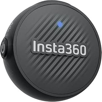 Insta360 Mic Air Transmitter, 7.9g Ultralight, Wireless Microphone, Noise Cancelling, Vlog, Streaming, Compatible X5/X4/Ace Pro 2/GO Ultra