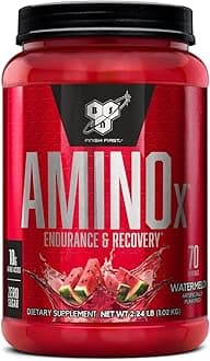 AMINOx® Endurance and Recovery, Effervesent Instantized Amino Acids, Dietary Supplement, 70 Servings,1.1 KG (2.23 LB),Watermelon