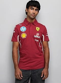 PUMA Scuderia Ferrari F1 2025 Team Polo - Red