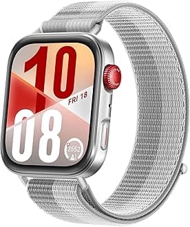 Watch FIT 4 smartwatch, 1.82" Large Display, Up to 10-Day Battery Life, Dual Band GPS, 100+ Sports Modes, Fitness Health Tracker, Emotional Assistant, Compatible with Android iOS, Grey