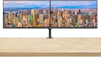 ASUSROG Strix XG27AQMR 27-inch 2560 x 1440 2K WQHD 300 Hz 1 ms Gaming Monitor, 2-Pack Bundle, Eye Care, FreeSync Premium, DisplayPort, HDMI, USB Hub, Desk Mount Dual Monitor Stand, Black