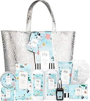 Mothers Day Gifts for Mom XXXL Relaxing Perfumes Spa Gift Set Luxury Bath & Body Gift Set with Shower Gel | Christmas, Birthday, Pampering Gifts for Her, Wife Self Care Bridal Shower Pamper Kit
