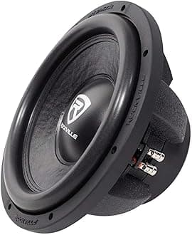 W12K6D4 V2 12" Car Audio Subwoofer, 2400W Peak/600W RMS, Dual 4-Ohm, Deep Bass, Durable Build, Flexible Wiring, for Car Audio Enthusiasts