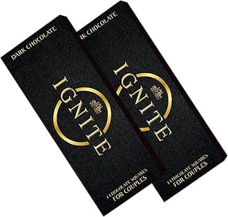 MBDH Wellness Ignite Chocolate Bars | Luxurious Dark Chocolate for Uplifting Mood & Vitality | Vegetarian & Gluten-Free Delight | for male & female | Pack of 1 (Pack of 2), 0.25 gram
