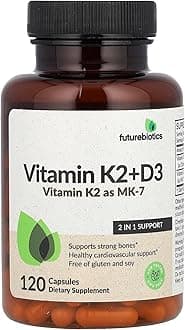 Vitamin K2 + D3, 120 Capsules