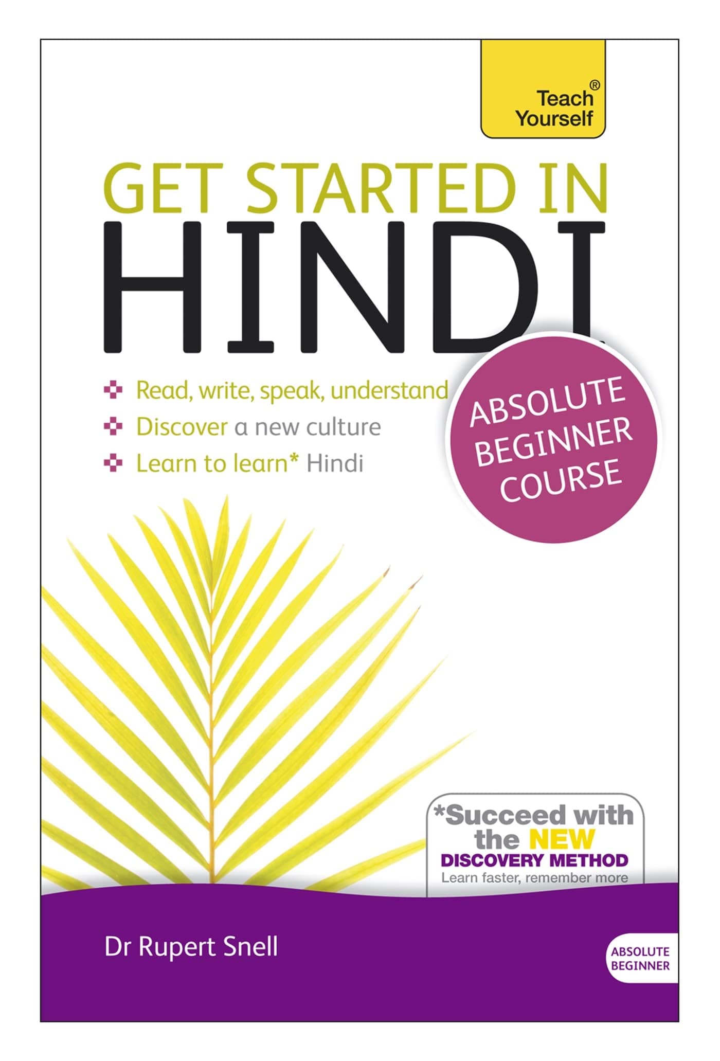 Teach Yourself Get Started in Hindi Absolute Beginner Course: (Book and audio support)