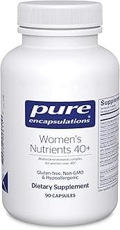 Women's Nutrients 40+ - Multivitamin for Women Over 40 to Support Urinary Tract Health, Breast Cell Health & Eye Integrity* Vitamin C & E - Gluten-Free & Non-GMO - 90 Capsules