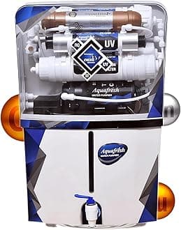 Mclord® Aqua Next RO Water Purifier with U.V+ Copper with Zinc+ TDS and Taste Controller, 12 Liter Storage Tank Suitable For Home and office with 20 Liter Filteration Capacity (Aqua Next)