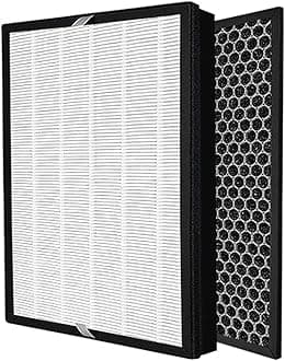 Replacement HEPA Filter F-ZXCP50X Carbon Filter F-ZXCD50X ，Compatible For Panasonic Air Purifier F-PXC50A F-PXC50M F-PXC50X F-VXD50X，Filter, Filter Element, Humidified Filter