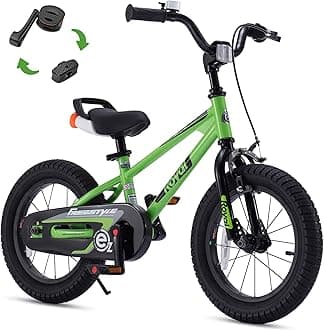 RoyalBaby EZ Kids Bike 12 14 16 18 20 Inch Balance Pedal 2-in-1 Training Bicycle Boys Girls Ages 3 to 12 Years Easy Learn for Beginners