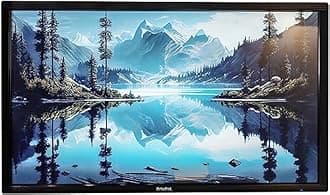 110 Inch Infrared Touchscreen Interactive Display -W10 Core i7 16 Gb, 512 Gb 20 Touch Points, 4K UHD 3840 * 2160P Cloud Control, HDMI/USB Port, Embedded Windows, Wall Mounted, Black