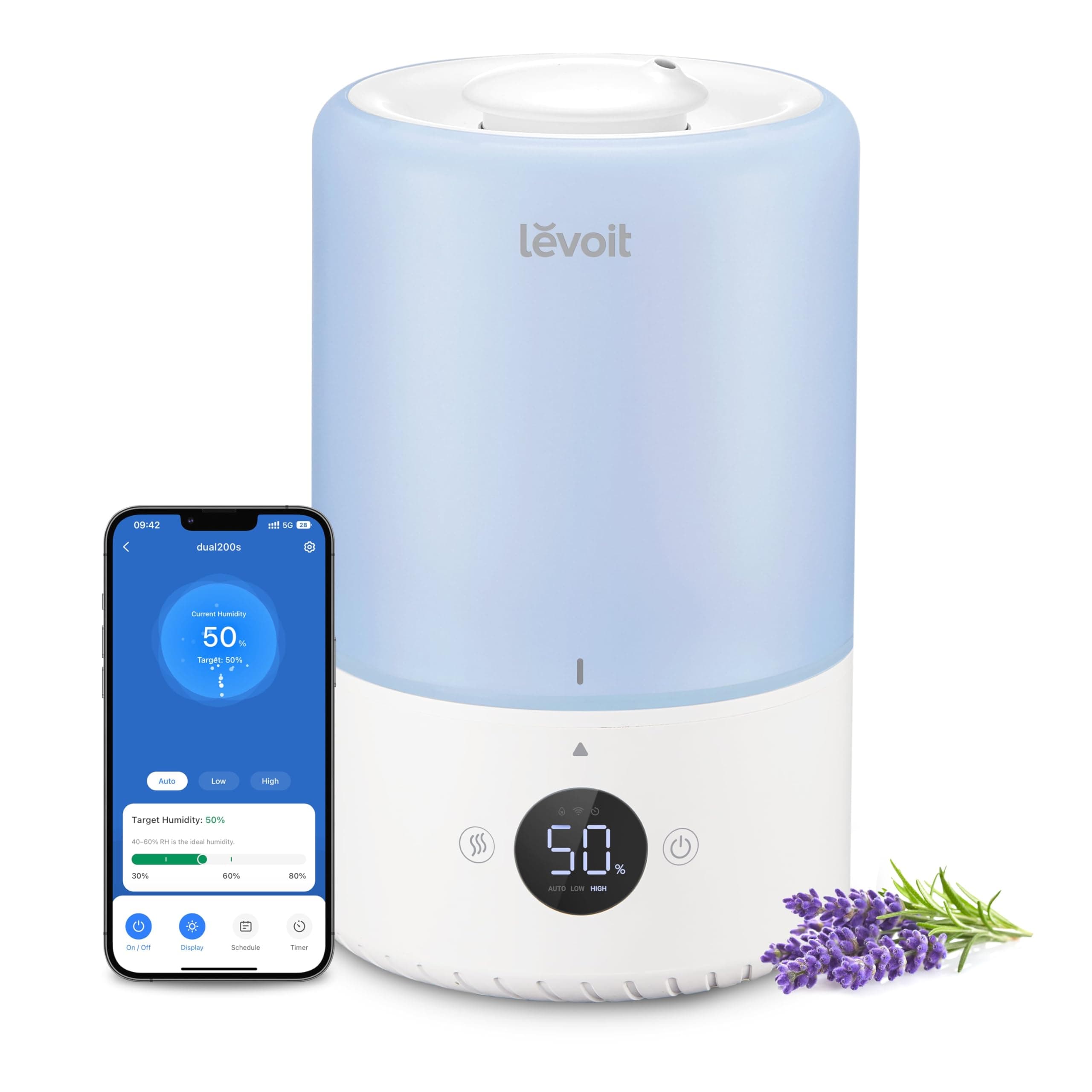 Levoit Dual200s Humidifier, Blue