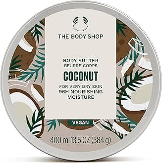 - Coconut Body Butter – Nourishing & Moisturizing Skincare for Very Dry Skin – Vegan – 13.5 oz