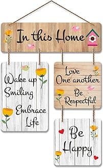 Artvibes In This ホームデコレーション ウォールアート MDF 木製壁ハンガー リビングルーム 寝室 室内装飾 オフィス カフェ ギフト (WH_6508N)