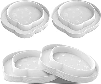 ASPECTEK Bed Bug Interceptors Pack of 4 – Bed Bug Trap for Bed & Furniture Legs, Passive Bed Bug Monitor, Reusable Non-Chemical Insect Trap for Bed Bugs (White)