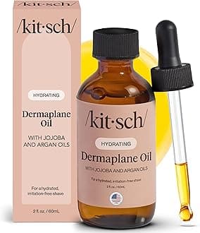 Dermaplane Face Oil with Jojoba & Argan Oil – Hydrating Facial Formula for Dermaplaning Tool, Gua Sha & Razor Use – Irritation-Free Shave Oil for Soft, Radiant Skin – 2oz