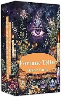 Fortune Teller Oracle cards: Explore and reveal the future, provide guidance and inspiration for daily life. Oracle tarot cards for beginners, Suitable for daily life, divination, spiritual practice