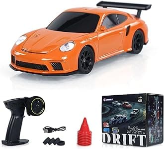 TOUCAN RC HOBBY Remote Control Mini Drift Car 1:43 Race Car Toy Radio Lights ...