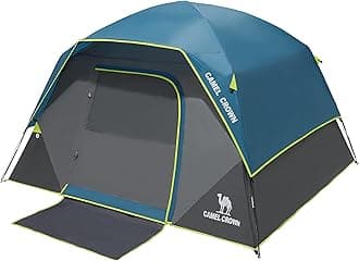 CAMEL CROWN Camping Tents 2/4/6 Person Waterproof Quick Easy Setup Folding Outdoor Backpacking Tents Family Hiking