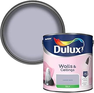 DuluxSilk Emulsion Paint For Walls And Ceilings - Lavender Quartz 2.5 Litres