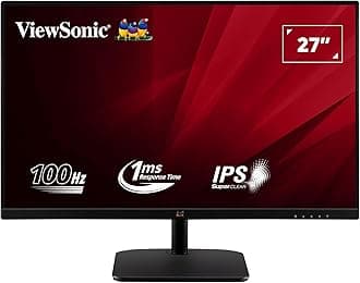 VA2732-H 27-inch Full HD IPS Monitor with Frameless Design, VGA, HDMI, Eye Care for Work and Study at Home, Black