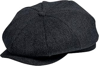 POUDAY Newsboy Cap for Men - Irish Newsies Cabbie Hat - Flat Winter Hat