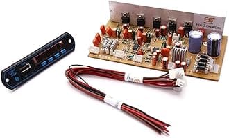 Electronic spices 6.1 5 Channel Home Theater, Audio Amplifier Board Kit 5.1-6.1 150W TDA 2030 Support with Bluetooth FM with Remote