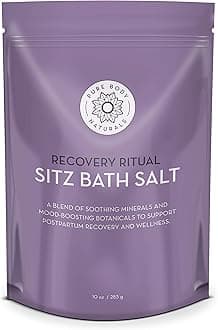 Sitz Bath Salt, Postpartum Bath Salt and Hemorrhoid Treatment, All-Natural Sitz Bath Soak, 10 oz by Pure Body Naturals