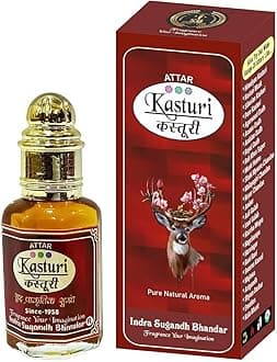 RI Kasturi Attar For Men|Women Real Kasturi With Kasturi Days Combination 24 Hours Long Lasting Musky Fragrance,Oil | 12Ml Rollon Pack