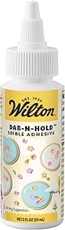 Wilton Dab-N-Hold Edible Adhesive, Strong Food-Safe Glue for Cake Decorating, Fondant, Sugar Sheets & Icing Decorations, Clear, 2-oz