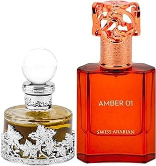 Swiss Arabian Amber 01 50ml EDP + Rose Malaki 25ml CPO