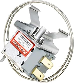 5304513033 Refrigerator Temperature Control Thermostat by Romalon Fit for Frigi-daire Kenmore Replaces 297216037 5304503436 216715200 297216033 216715201 216715203 297053873