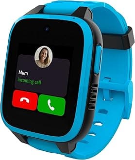 XGO 3 - Watch Phone for Children (4G) - Calls, Messages, Kids School Mode, SOS Function, GPS Location, Camera and Pedometer – (Subscription Required) (Blue)