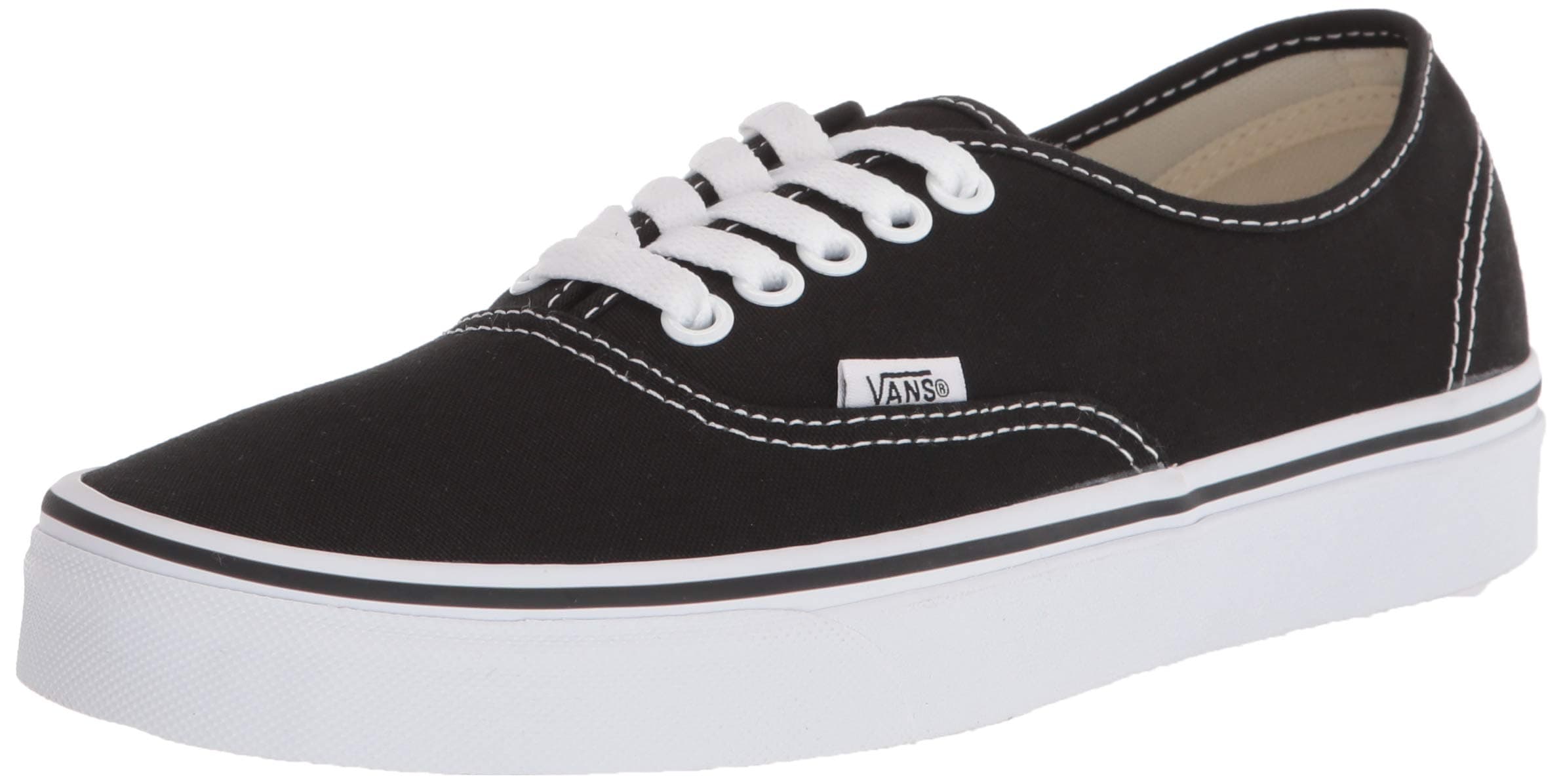 Vans Authentic, Black/White, Size 10