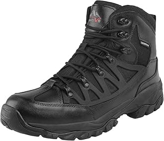 Men's Waterproof Hiking Boots Outdoor Mountaineering Trekking Mid Backpacking Shoes JS19002M