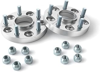 StanceMagic - 25mm (1 inch) Hubcentric Wheel Spacers (5x100, 56.1mm bore, 12x1.25 Studs) Compatible with Scion FRS FR-S BRZ Baja Forester WRX Impreza Legacy Outback Saab 9-2x - Silver 2pcs