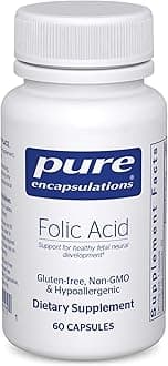 Folic Acid | Hypoallergenic Dietary Supplement | 60 Capsules