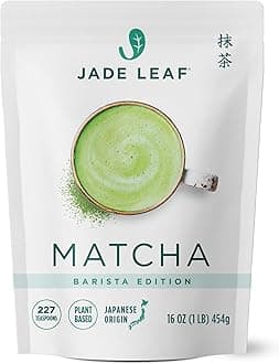 Artisanal Ceremonial Matcha Green Tea Powder - Authentic Japanese Origin - Barista Edition For Cafe Quality Tea & Lattes (1 Pound)