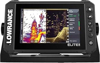 Elite FS 7 Fish Finder with Active Imaging 3-in-1 Transducer, Preloaded C-MAP Contour+ Charts