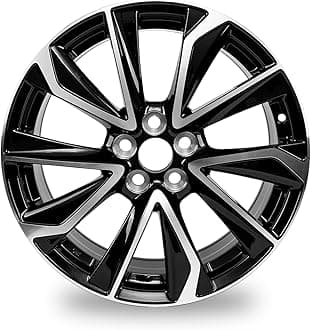 New 17 inch Wheel rim for Toyota corolla 2019 2020 2021 2022 machined black OEM Rims 17x7.5 in wheels set of 4