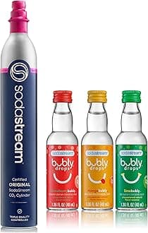 SodaStream Quick Connect CQC 60L Co2 Stock-Up Bundle with Bubly 3-Pack