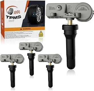 TPMS Sensor, GM 315MHZ Pre-Programmed Tire Pressure Sensors Fit for Chevy Silverado GMC Cadillac Buick Pontiac Saturn Hummber Saab 13581558 13586335 13598771 4pcs
