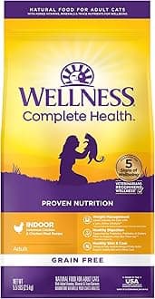 Complete Health Adult Dry Cat Food for Indoor Cats, Natural, Grain Free Kibble, Chicken Recipe, 5.5 lb Bag