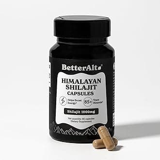 Shilajit Capsules | Himalayan Superfood | Lab-Tested for Purity | Helps Improve Energy & Stamina | 1-Month Dietary Supplement